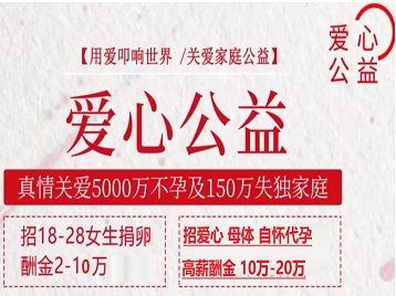 蒙山捐卵助孕生子 爱心志愿者招募